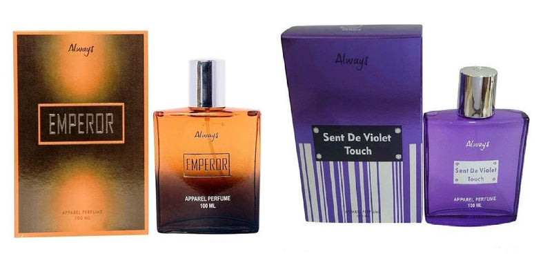 Shop Always New Chelsi & Scent DE Violet Touch Perfume 100ML Each (Pack of 2)