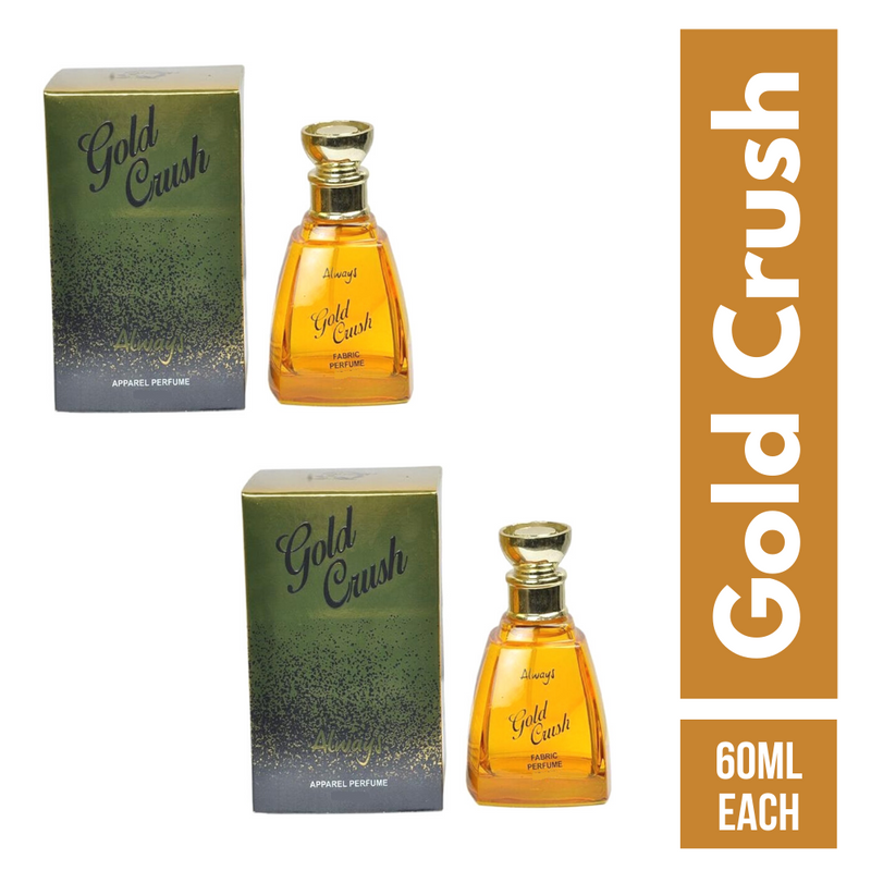Always Gold Crush Perfume 60ML Each (Pack of 2)