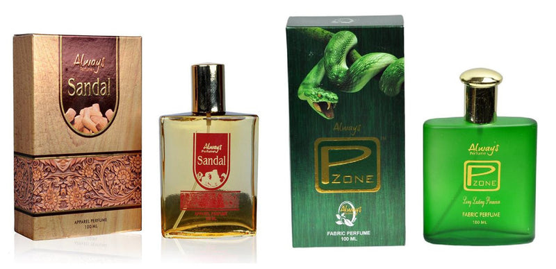 Always Sandal & Pzone Perfume 100ML Each (Pack of 2)