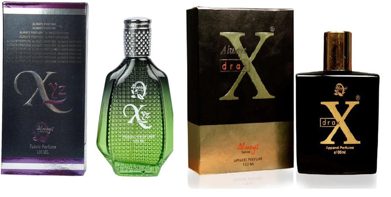 Always XYZ & Drax Perfume 100ML Each (Pack of 2)