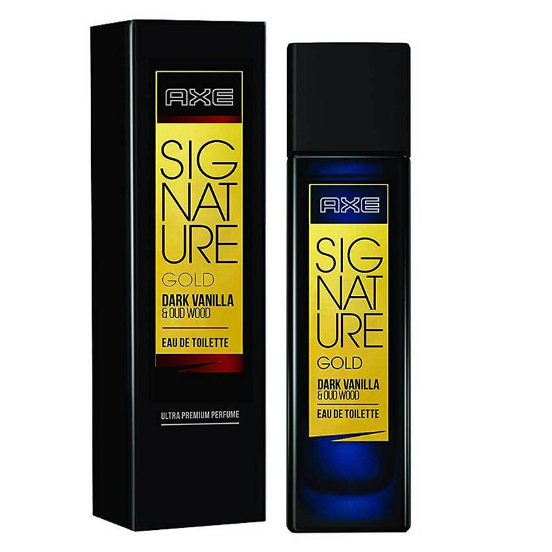 Shop AXE Signature Gold Dark Vanilla & Oud Wood Eau de Toilette Perfume 80ML