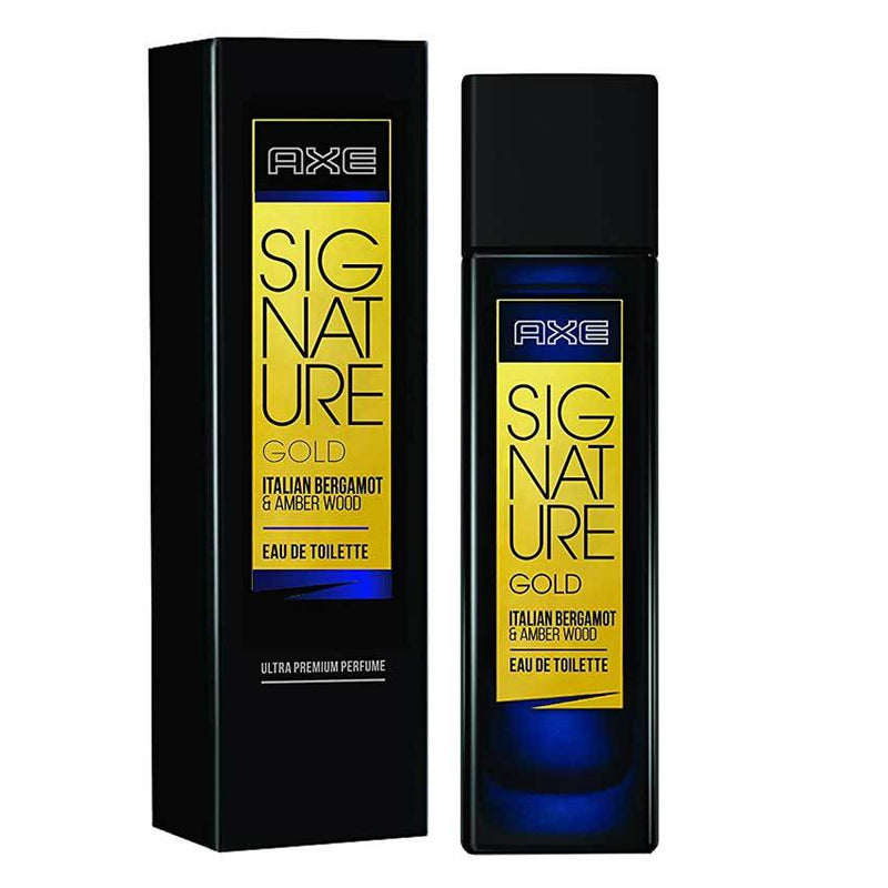 Shop AXE Signature Gold Italian Bergamot & Amber Wood Eau de Toilette Perfume80ML