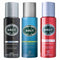 Shop Brut Musk, Sport Style And Atraction Totale Pack Of 3 Deodorants For Men