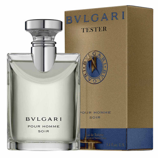 Shop BVLGARI Pour Homme Soir EDT Perfume Tester PackåÊForåÊMen 100ML