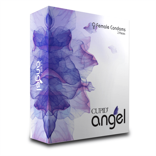 Shop Cupid Angel Female Condom 2PCS with Discreet Packaging