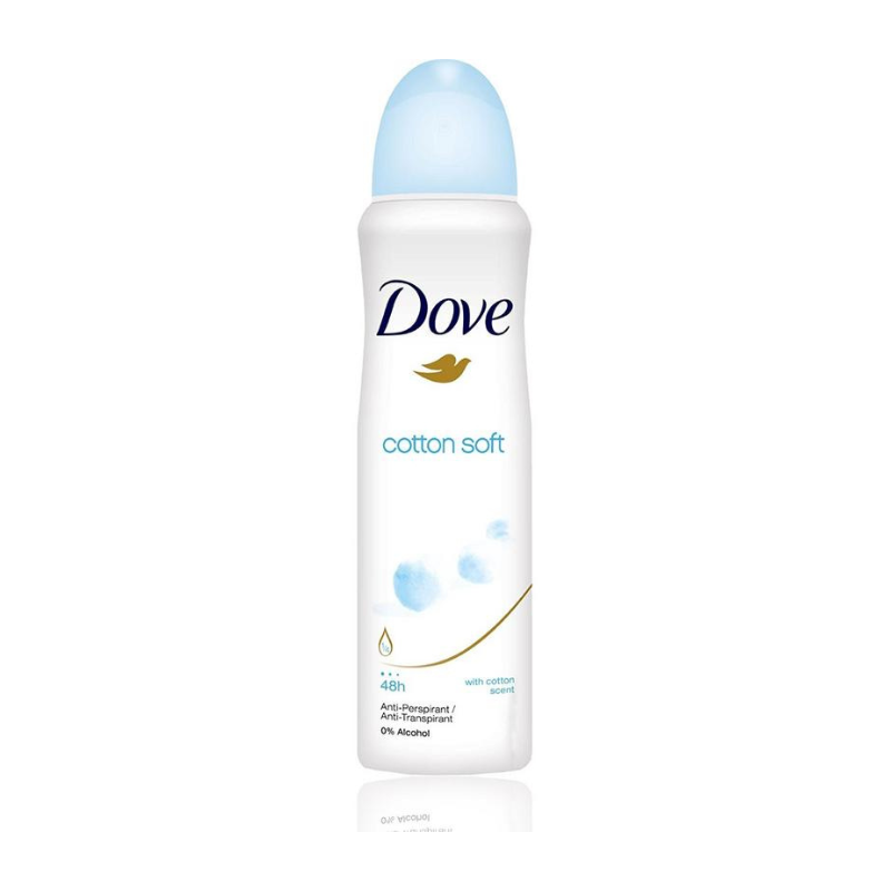 Dove Cotton Soft Antiperspirant 150ML For Women