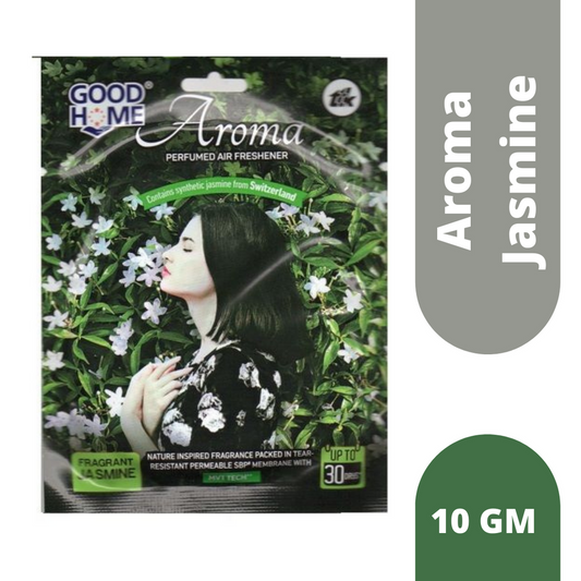 GOOD HOMECaatgoryShop Good Home Aroma Jasmine Perfumed Air Freshener (Air Pocket) 10g. Explore GOOD HOMECaatgory None formattingProduct range