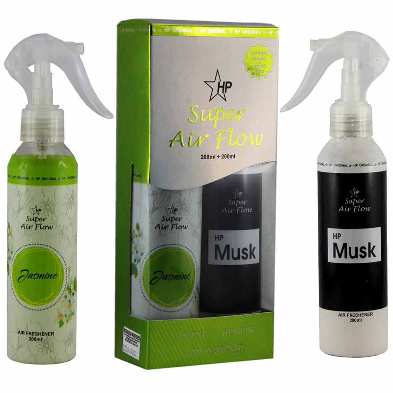 Shop Hp Jasmine And Musk Air Freshner Spray 200ML Each (Pack Of 2) (Combo Offer 200ML + 200ML Free)