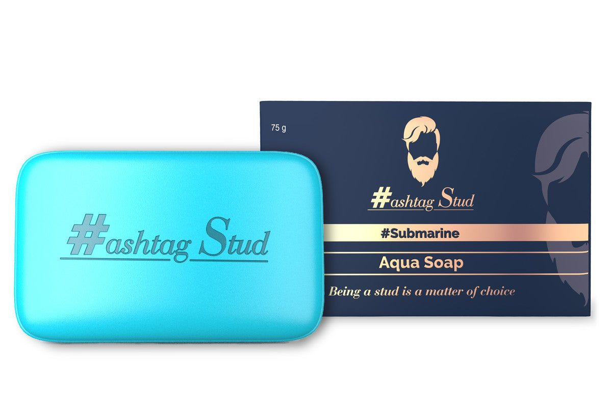 Hashtag Stud #Submarine Aqua Soap 75gm