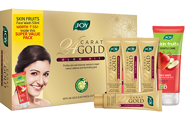 Shop Joy 24 Carat Gold Glow Facial Kit 55G