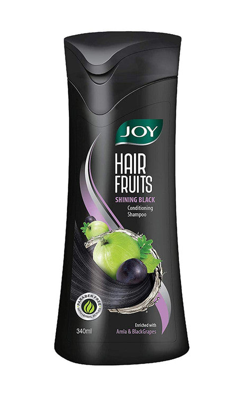 Shop Joy Hair Fruits Shining Black Shampoo Enriched With AMLa & Black Grapes 340ML