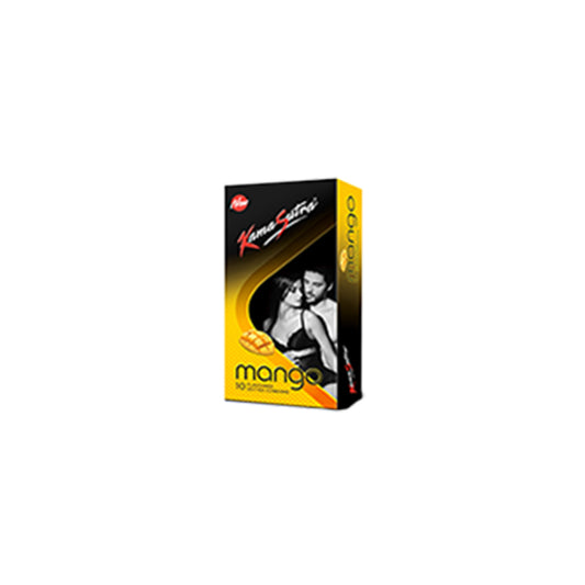 Shop Kamasutra Mango Flavoured Dotted Condom