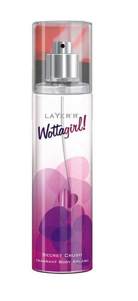 Shop Layerr Wottagirl Secret Crush Perfume Body Spray 135ML for