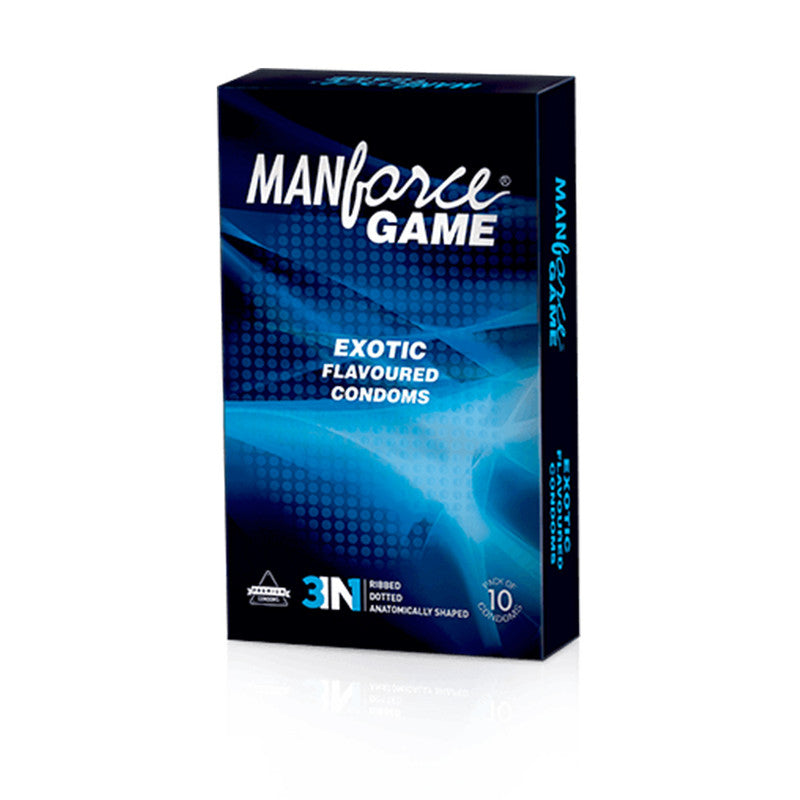 Shop Manforce Game 3 in 1 Condoms 10 PCS
