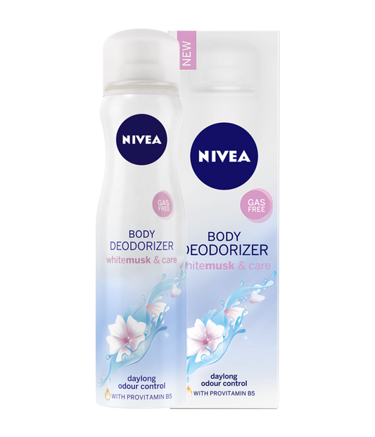 Shop Nivea White Musk & Care Gas Free Body Deodorizer 120ML