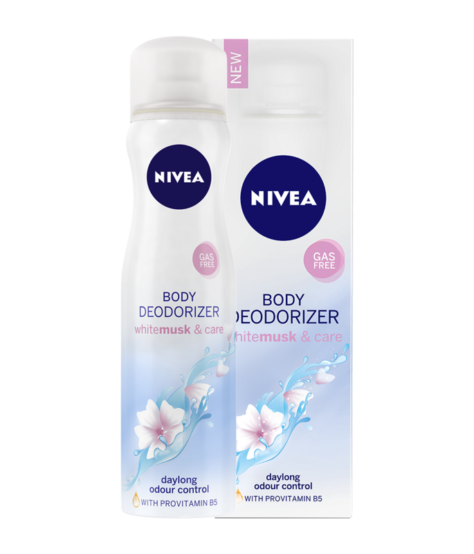 Shop Nivea White Musk & Care Gas Free Body Deodorizer 120ML