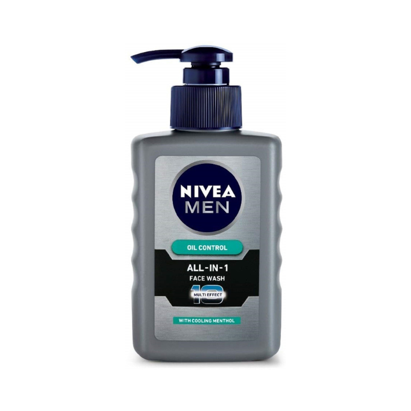 Nivea 10X All in One Oil Control Face Wash Pump For Men 65ML