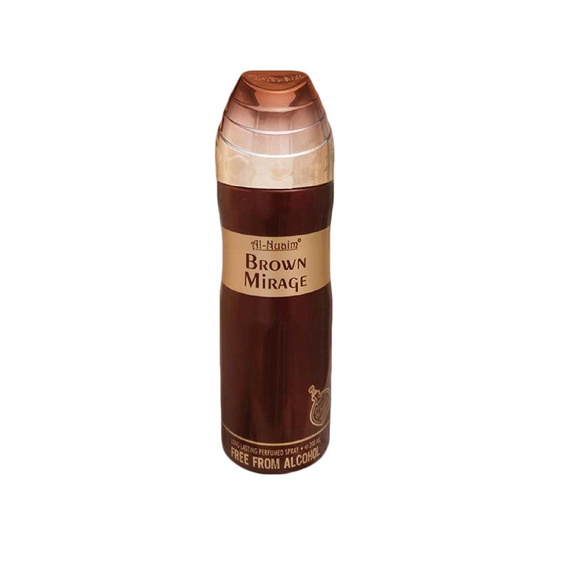 Shop Al-Nuaim Brown Mirage No Alcohol Deodorant 200ML