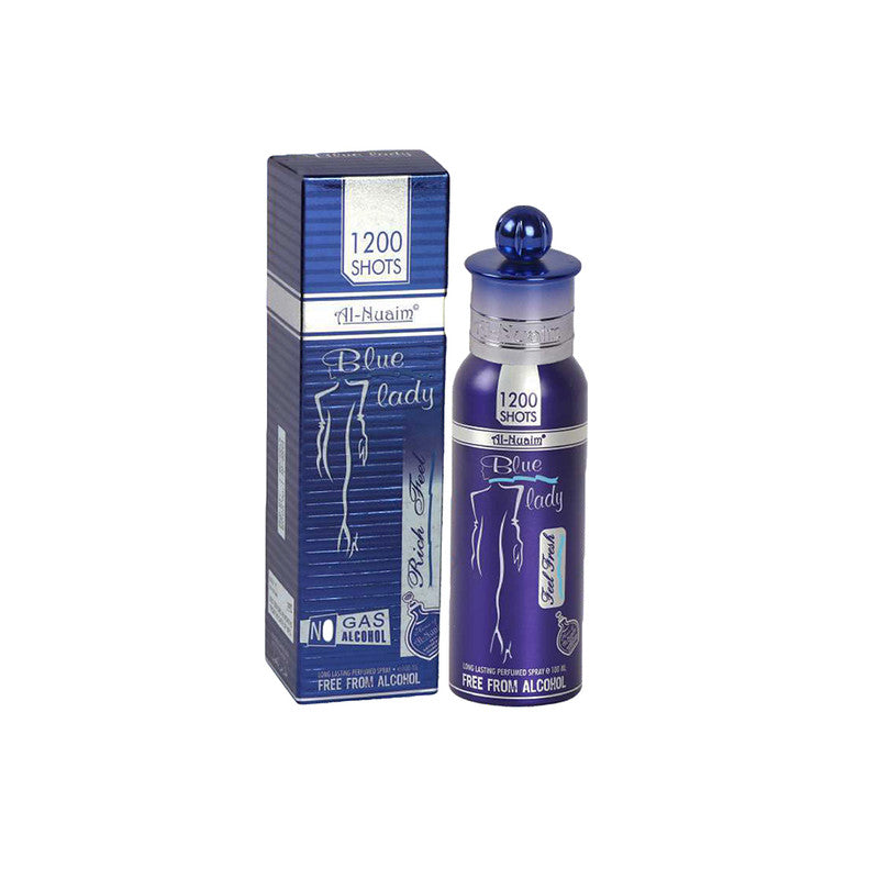 Shop Al-Nuaim Blue Lady 1200 Shots No Gas Perfume 100ML