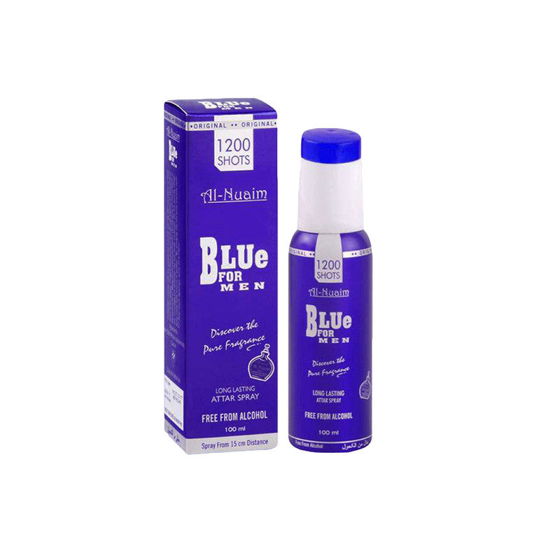 Shop Al-Nuaim Blue Men 1200 Shots No Gas Perfume 100ML