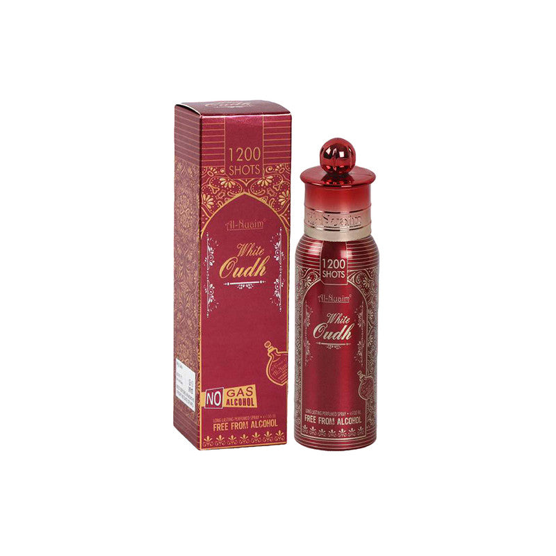 Shop Al-Nuaim White Oudh 1200 Shots No Gas Perfume 100ML