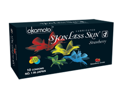 Shop Okamoto Skinless Skin Strawberry Flavoured Condom