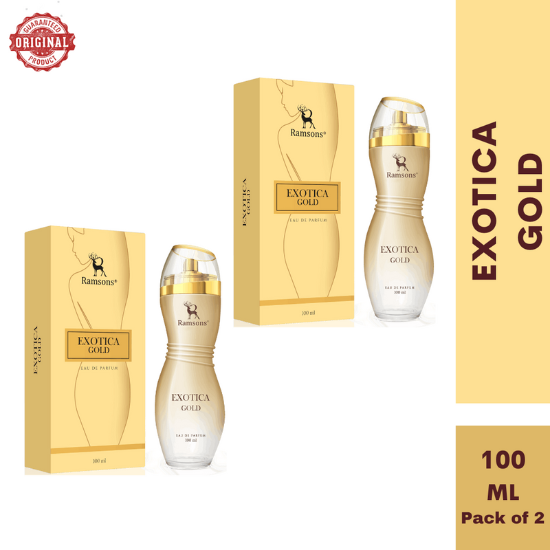 Shop Ramsons Exotica Gold Eau De Parfum 100ml Each (Pack of 2)