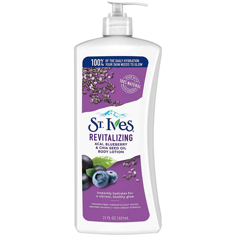 Shop ST. IVES Revitalizing Acai Blueberry And Chia Body Lotion 621ML