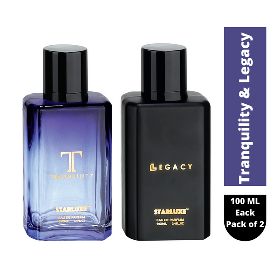 Starluxe Tranquility and Legacy Eau De Parfum 100ml Each (Pack of 2)