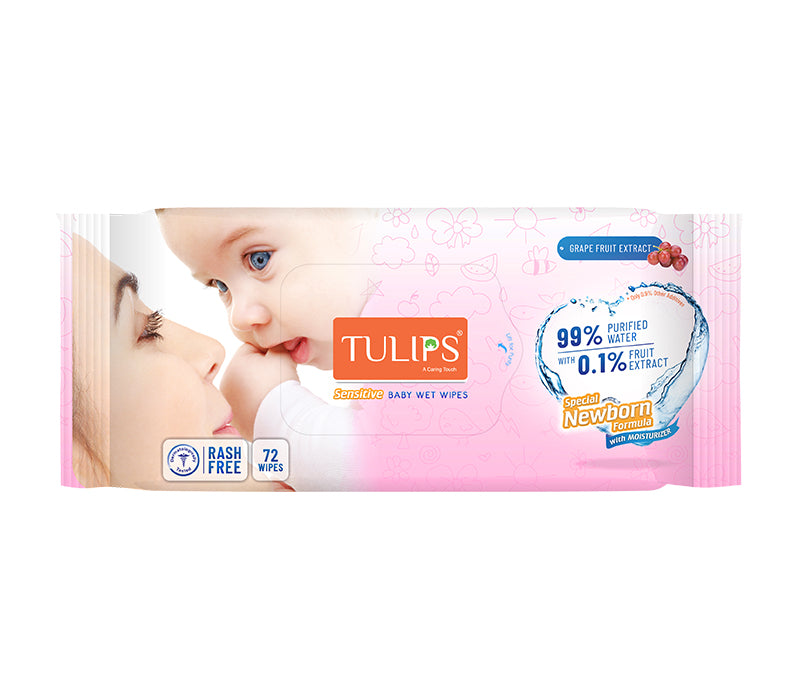 Shop Tulips Baby Wet Wipes 72 Wipes