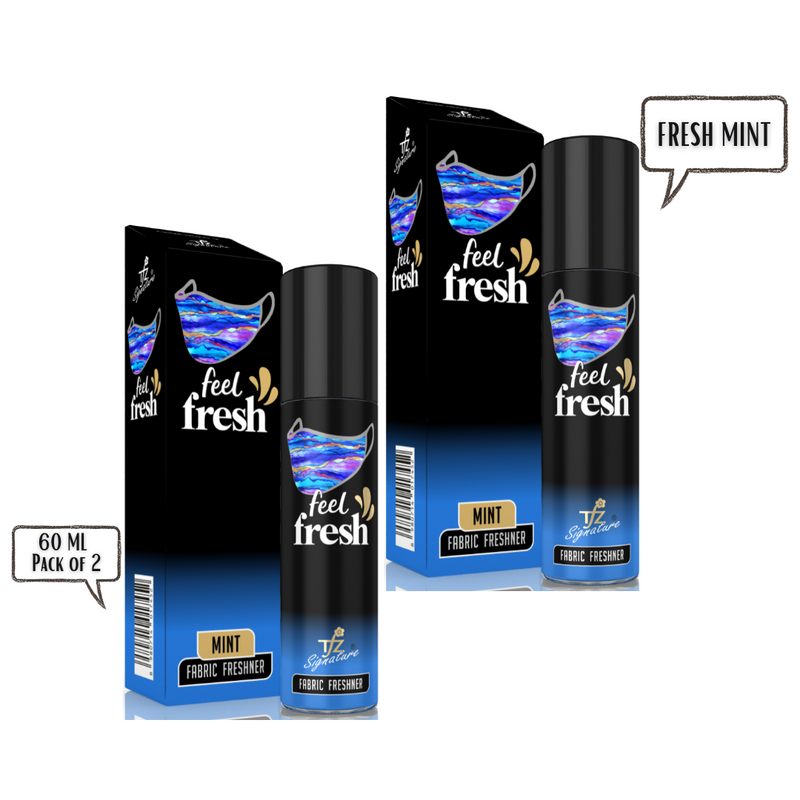 Shop TFZ Feel Fresh Mint Fabric Freshener 60ml Each (Pack of 2)