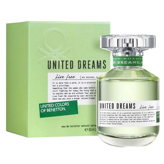 Shop United Colors Of Benetton Live Free EDT Perfume For Women 80ML