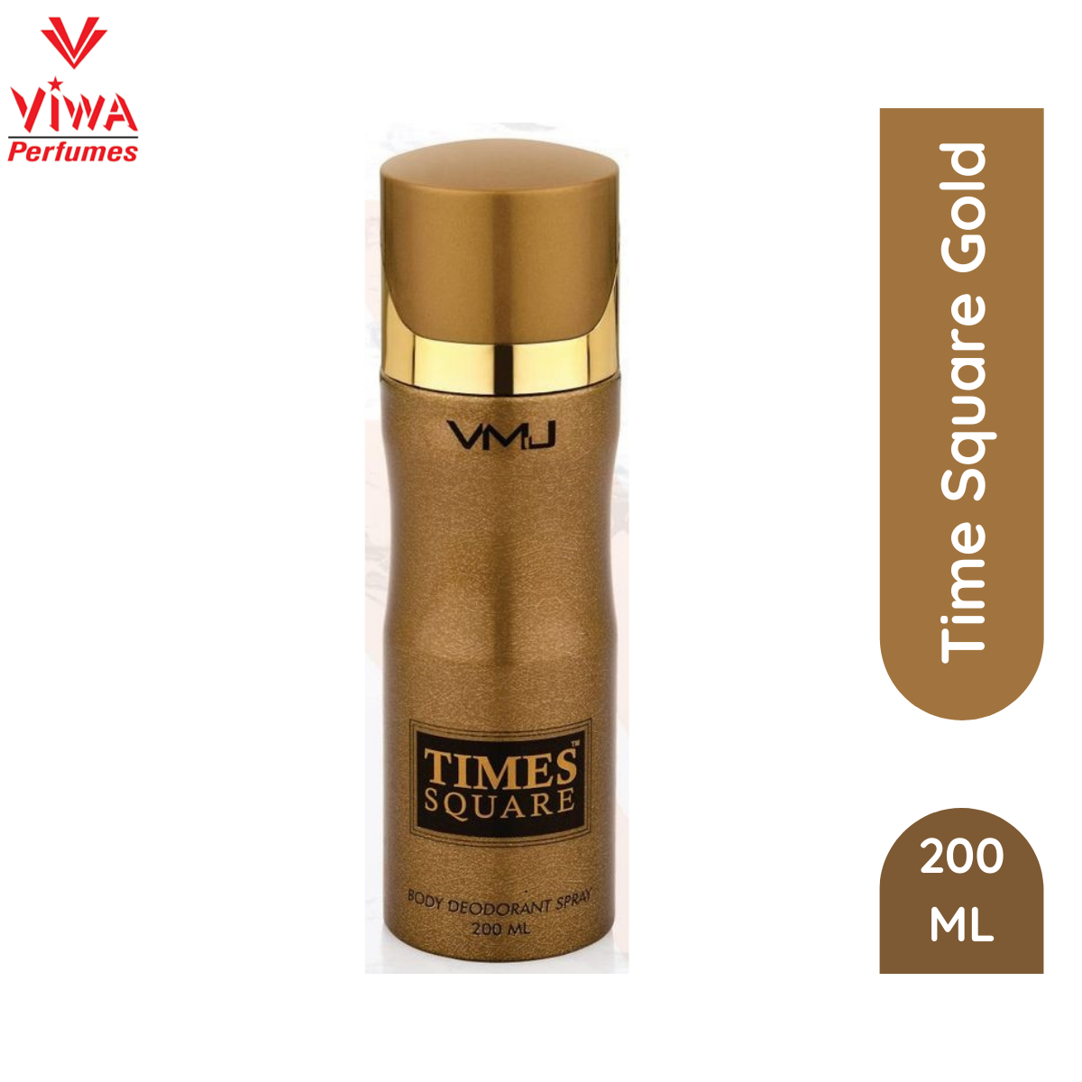 Viwa Time Square Gold Deodorant Spray 200ML