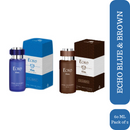 Shop Viwa Echo Blue and Brown Perfume 60ml Each (Pack of 2)