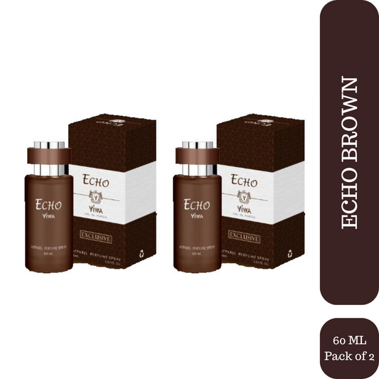 Shop Viwa Echo Brown Perfume 60ml Each (Pack of 2)