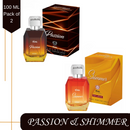 Shop Viwa Passion and Shimmer Perfume 100ml Each (Pack of 2)
