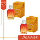 Shop Viwa Shimmer Perfume 100ml Each (Pack of 2)