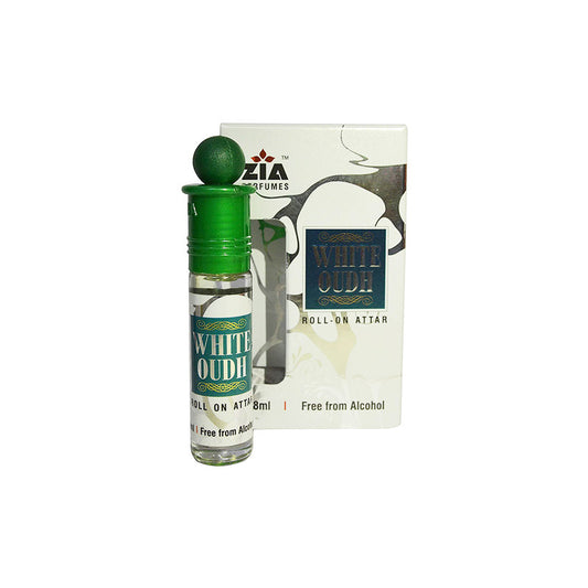 Zia White Oudh Exclusive Ittar Alcohol Free Attar 8ML