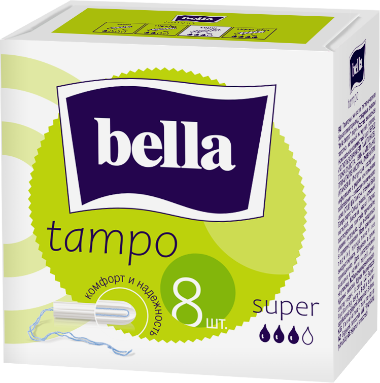 Shop Bella Tampons Easy Twist Super 8 Pcs
