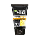 Garnier Men Turbo Bright Double Action Face Wash : 100 gms