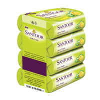 Santoor Aloe Vera & Lime : 4x125 gms