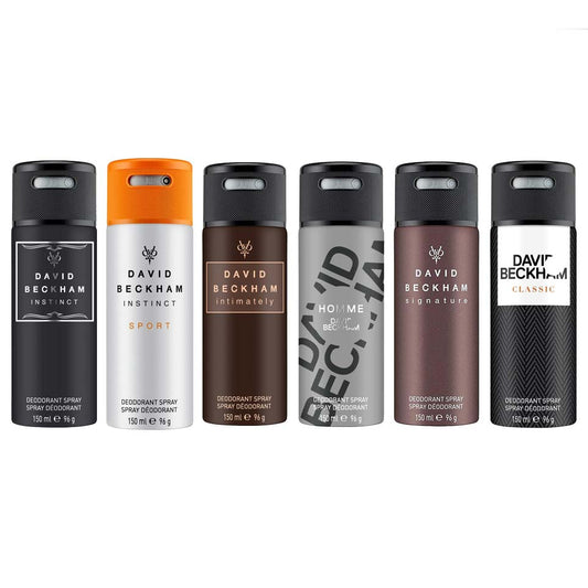 David Beckham Original Pack Of 6 Deodorants For Men 150ML Each