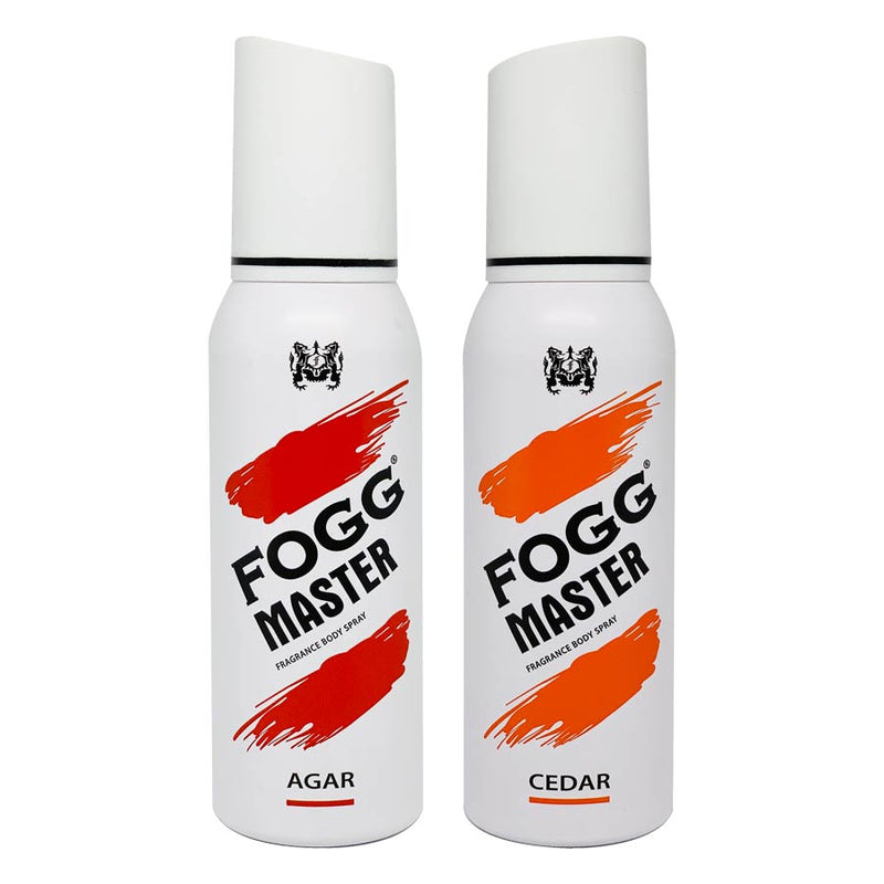 Shop Fogg Master Agar Cedar Pack of 2 Deodorant Sprays For Men