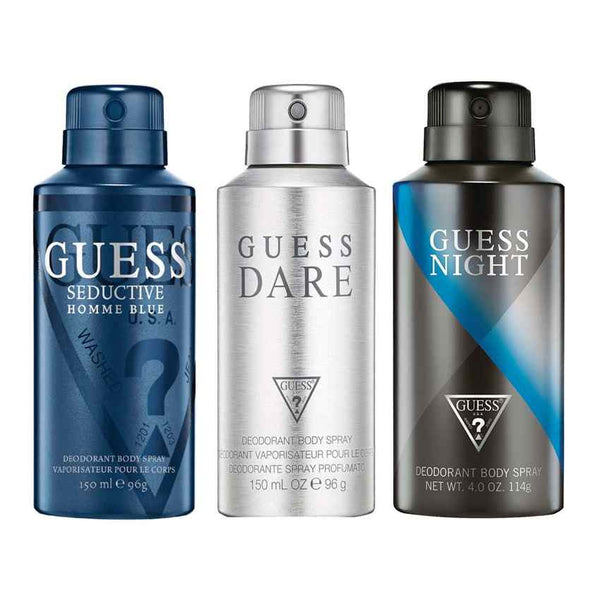 Guess seductive homme blue deodorant body spray best sale