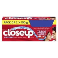 Closeup Everfresh+ Anti-Germ Gel Red Hot Toothpaste : 2x150 gms