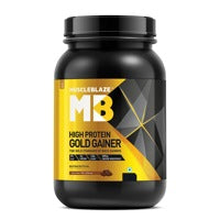 MuscleBlaze High Protein Gold Gainer Chocolate Bliss Flavour : 1 kg