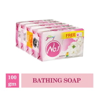 Godrej No.1 Jasmine Soap : 3x100 gms