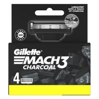 Gillette Mach3 Charcoal - 4 Cartridges