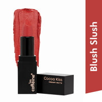 mCaffeine Cocoa Kiss Creamy Matte Lipstick - Blush Slush : 4.2 gms