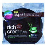 Godrej Expert Rich Creme Natural Brown 4 Hair Colour : 20 gms